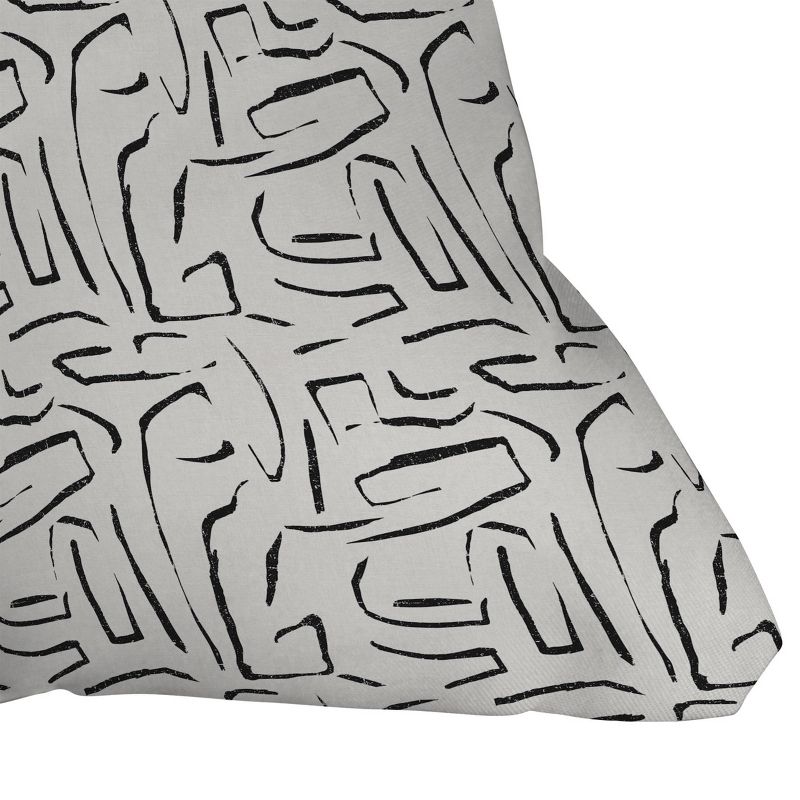 Holli Zollinger Outdoor Throw Pillow White/Black - Deny Designs, 3 of 5