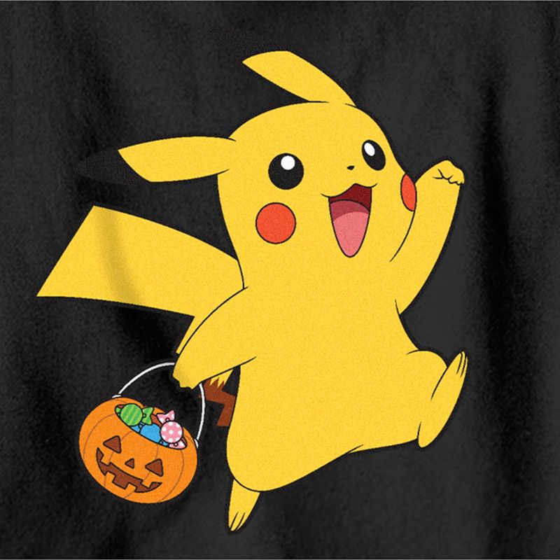 Boy's Pokemon Halloween Trick-or-Treating Pikachu Pull Over Hoodie, 2 of 5
