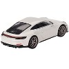 Porsche 911 (992) GT3 Touring Crayon Gray Limited Edition to 4800 pieces Worldwide 1/64 Diecast Model Car by Mini GT - 3 of 4