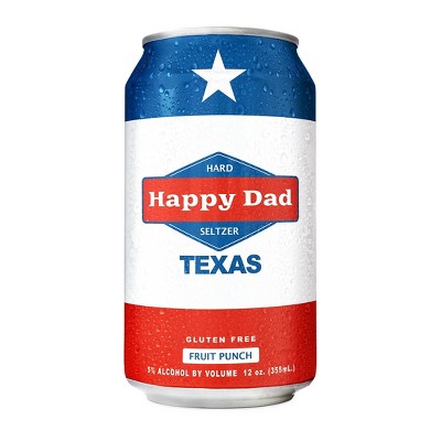 Happy Dad Hard Seltzer Fruit Punch TEXAS - 12pk/12 fl oz Cans