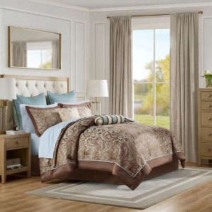 NicBex 12 Piece Polyester King Printed Cotton Bed Set with Bed Sheets,Comfort Sheets Set for Bedroom - 1 of 4