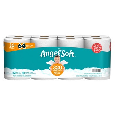 Angel Soft Toilet Paper - 16 Mega Rolls : Target