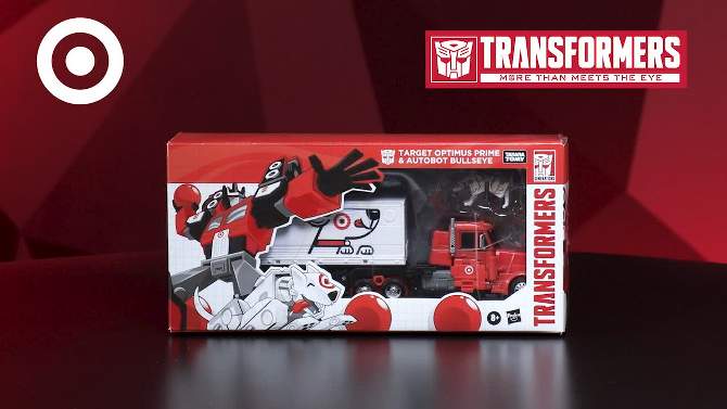 Transformers Target Optimus Prime and Autobot Bullseye Action Figure Set - 2pk (Target Exclusive), 2 of 13, play video