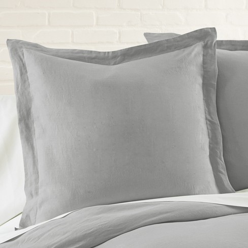 Light grey euro pillow shams hotsell