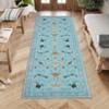 Insect Area Rug Washable Rugs, Botanical Non Slip Stain Resistant Large Carpet for Living Room Bedroom Dining Room Nursery Farmhouse Hallway Entryway - 3 of 4