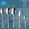 Amefa Metropole 45-Piece Flatware, Set for 8 – Stainless Steel, Polished Mirror Finish, Rust-Resistant, Forks, Knives, Spoons, Salad Forks & Teaspoons - 3 of 4