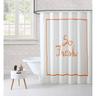 So Fresh Shower Curtain White - Freshee