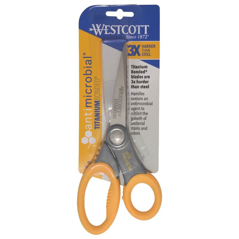 Westcott® 8" Titanium Bonded Scissors with Anti-Microbial Handles, 2 of 6