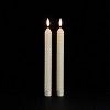 FIA Wick Beige Textured Taper Candle (Set of 2) - 3 of 3