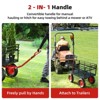 880lbs/1400lbs Steel Garden Dump Cart, Heavy Duty Yard Dump Utility Wagon,Utility Metal Wagon , 10-Inch Wheels Perfect for Garden, Farm, Yard - 4 of 4