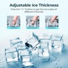 R.W.FLAME Ice Maker Machine,44lbs/24h,features self-cleaning,an easy-to-use LCD display,and a see-through lid,ideal for home,bar - 2 of 4