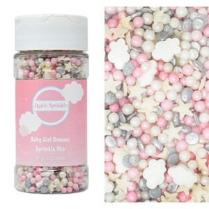 Mystic Sprinkles Baby Girl Dreams Sprinkle Mix 3.3oz Bottle - 1 of 4
