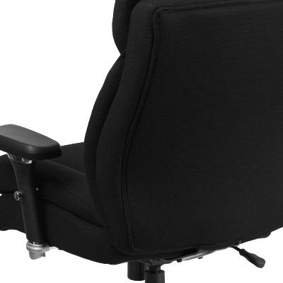 Ergonomic High Back Black Fabric Executive Swivel Office Chair with Lumbar Support