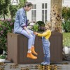 130 Gallon Outdoor Storage Box, Deck Boxes Outdoor Waterproof with Lid,Outside Storage Box Waterproof with Side Handles for Garden Pool Accessories - 3 of 4