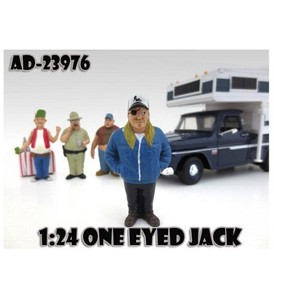"One Eyed Jack Trailer Park" Figure For 1:24 Diecast Model Cars by American Diorama - 1 of 3