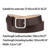 Allegra K Women Pin Buckle Belt Soft Wide Waist Belt Casual Dresses Jeans Pants 1 Pc - 3 of 4