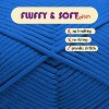 Hearth & Harbor Soft Yarn for Crocheting - Crochet & Knitting Yarn, 250 Yards Amigurumi Yarn, Cotton-Nylon Blend, Worsted Weight Yarn 4 - 2 of 4
