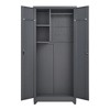 ORRD tainless Steel Outdoor Storage Cabinet - Lockable, Waterproof, Large Capacity with Shelves for Garden Tools & Cleaning Supplies - 3 of 4