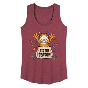 Women's - Garfield - Tis The Season Graphic Racerback Tank - 1 of 4