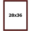 PosterPalooza | Weathered Red Picture Frame - UV Acrylic, Foam Board Backing, Hanging Hardware - 2 of 4