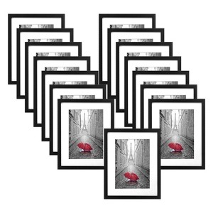 Americanflat Picture Frame with tempered shatter-resistant glass - Available in a variety of sizes and styles - 1 of 4