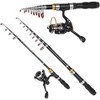 Telescopic Fishing Rod Fishing Rod Glass Rod Super Short Mini bass Bait Casting Fishing Rod - 2 of 4