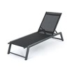 Classic 2-Pack Aluminum Patio Chaise Lounges with Adjustable Mesh Seats, Outdoor Chair -Christopher Knight Home Outdoor Furniture - 4 of 4
