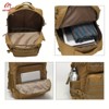 Gulches Outdoor Adventure Backpack: Camo Tactical Cycling Gear & Trekking Equipment. Spacious Travel Backpack Ideal for Camping£¬Brown - 3 of 4