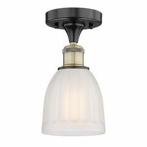 Brookfield - 1 Light Semi-Flush Mount In Industrial Style-9.75 Inches Tall and 5.75 Inches Wide - 1 of 1