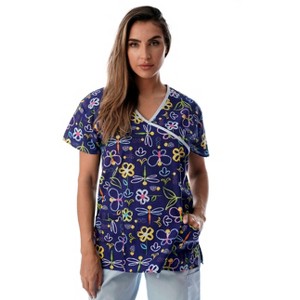 Just Love Womens Scrub Tops - V-Neck Nursing Scrubs with 2 Pockets - 1 of 3