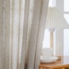 Awesome Home  Linen Blend Light Filtering Curtains for Living Room (2 Panels) - 4 of 4
