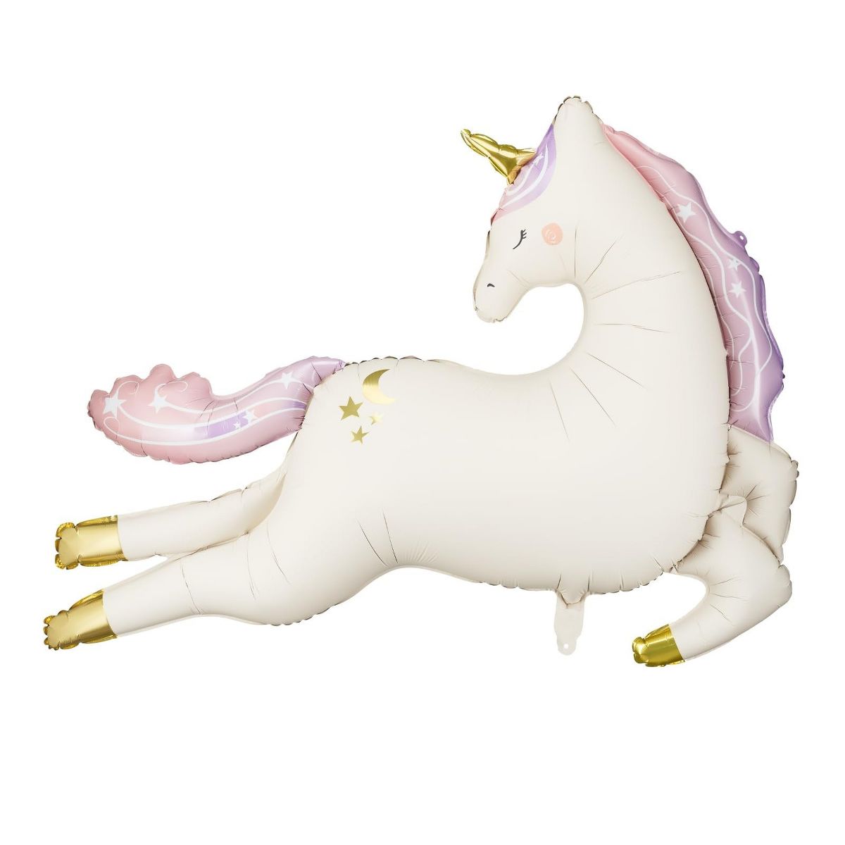 Large Unicorn Balloon 44.5×32.7in Flying Unicorn for Birthday, Baby Shower, Princess Pink Pastel Party Decor