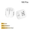 Unique Bargains Convenient removal and reusability Clothes Hanger Markers 160 Pcs - 3 of 4