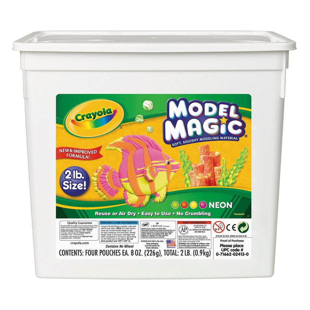 UPC 071662024130 product image for Crayola Model Magic Modeling Compound, 8 oz each, 2 lbs | upcitemdb.com