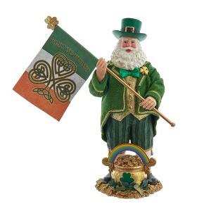 Kurt Adler 11-Inch Fabriché Musical Irish Santa - 1 of 4