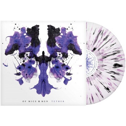 Of Mice & Men - Tether - White Purple Black Splatter (vinyl) : Target