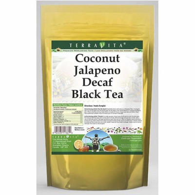 TerraVita Coconut Jalapeno Decaf Black Tea (25 tea bags, ZIN: 546108, 1-Pack)