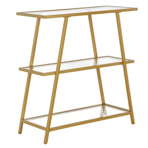 36 in. Brass Metal Bookcase - Henn&Hart - 1 of 4