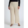 ELOQUII Women's Plus Size Heathered Sweater Pant - 3 of 4