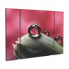 Trademark Fine Art Gordon Semmens Dew Drops Macro 06 3 Piece Panel Set Art - 2 of 3