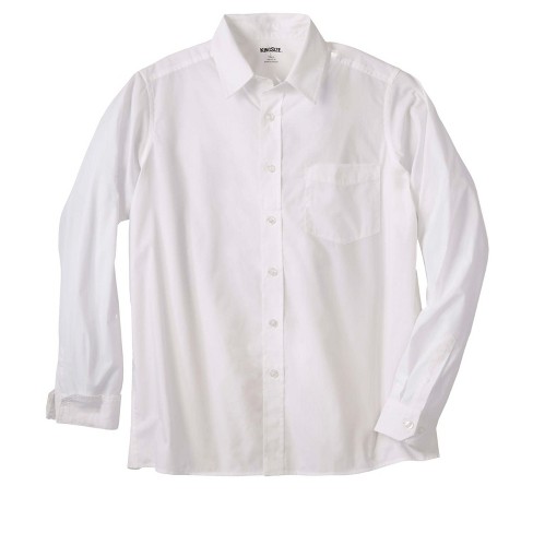 Kingsize Men's Big u0026 Tall Poplin Button-down Shirt - Tall - 6xl, White :  Target