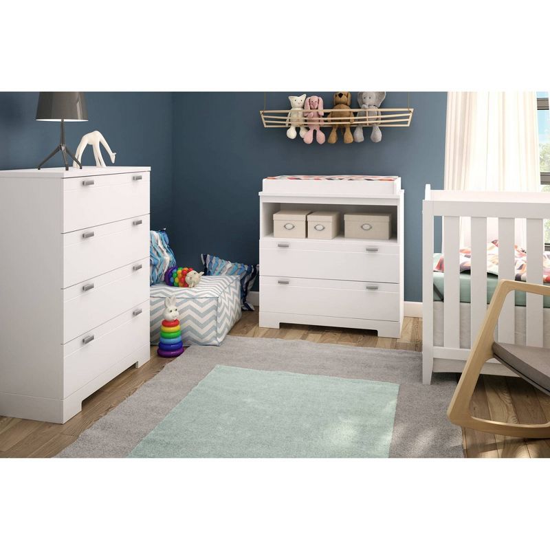 Reevo 4-Drawer Kids&#39; Chest  Pure White  - South Shore, 3 of 7