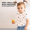 KeaBabies 3pk Presto Baby Bibs Waterproof with Food Catcher, Lightweight Toddler Bibs for Eating - 2 of 4