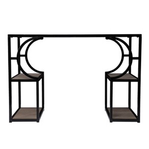 Tyberton Writing Desk w/ Storage - HO1119037 - Natural - SEI - 1 of 4