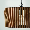 Capital Lighting Archer 1 - Light Semi-Flush Mount in  Light Wood/Matte Black - 4 of 4