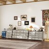 FUFU&GAGA Light - toned Wood - grain Drawer Cabinets: Custom Combinations, Ample Storage for Home - 2 of 4