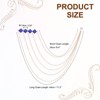 Unique Bargains Bouquet Square Rhinestone Square Tassel Chain Brooch Lapel Suit Pins 1 Pc - 2 of 4