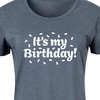 Women's - Instant Message - It's My Birthday Graphic T-shirt Dress - 2 of 4