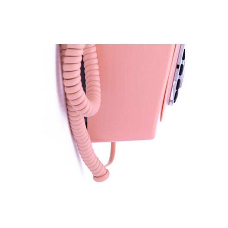 GPO Retro GPO746WPK 746  Wall Mount Push Button Telephone - Pink, 2 of 7
