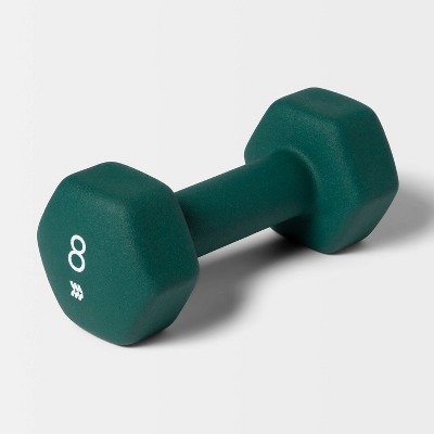 Dumbbell 8lbs Green - All In Motion 